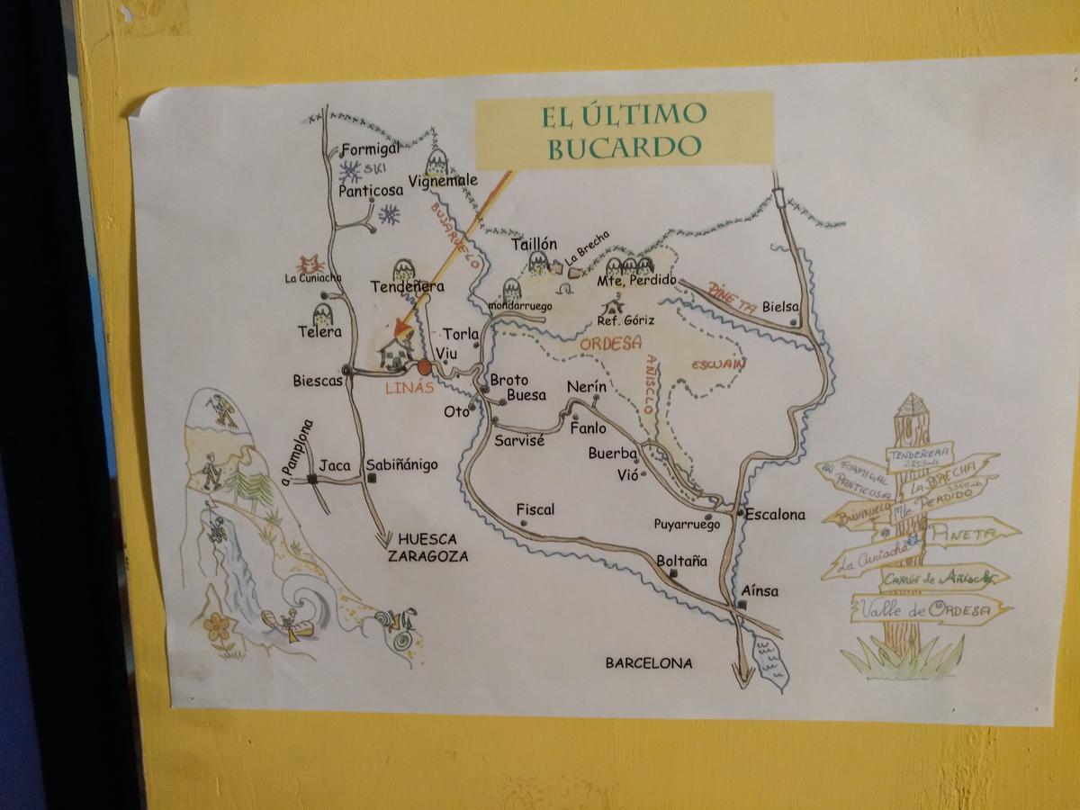 Albergue El Ultimo Bucardo Linás de Broto Esterno foto